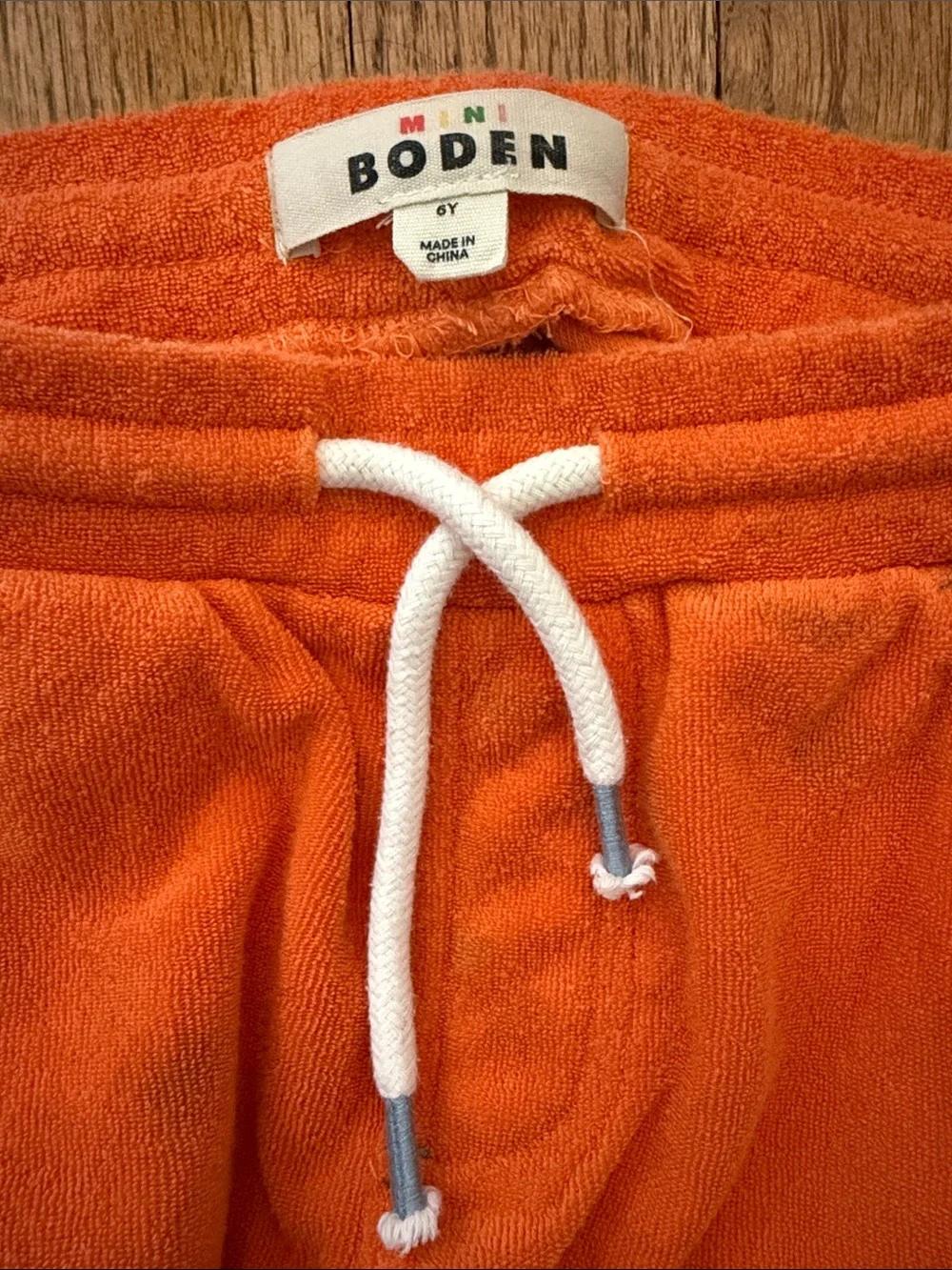 Mini Boden terry shorts - 6Y